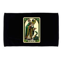 St Patricks Day Tarot Card GoN Git Funny St Patrick Microfiber Hand Towel