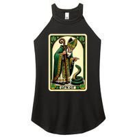 St Patricks Day Tarot Card GoN Git Funny St Patrick Women's Perfect Tri Rocker Tank