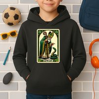 St Patricks Day Tarot Card GoN Git Funny St Patrick Kids Hoodie