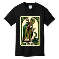 St Patricks Day Tarot Card GoN Git Funny St Patrick Kids T-Shirt