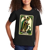 St Patricks Day Tarot Card GoN Git Funny St Patrick Kids T-Shirt