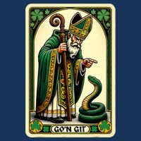 St Patricks Day Tarot Card GoN Git Funny St Patrick Infant Baby Jersey Bodysuit