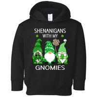 St Patricks Day Lucky Shamrock Leopard Gnomes Irish Women Toddler Hoodie