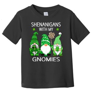 St Patricks Day Lucky Shamrock Leopard Gnomes Irish Women Toddler T-Shirt