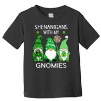 St Patricks Day Lucky Shamrock Leopard Gnomes Irish Women Toddler T-Shirt