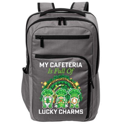 St Patrick's Day Lunch Lady Chef My Cafeteria Workers Impact Tech Backpack