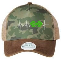 St Patricks Day Ireland Heartbeat Legacy Tie Dye Trucker Hat