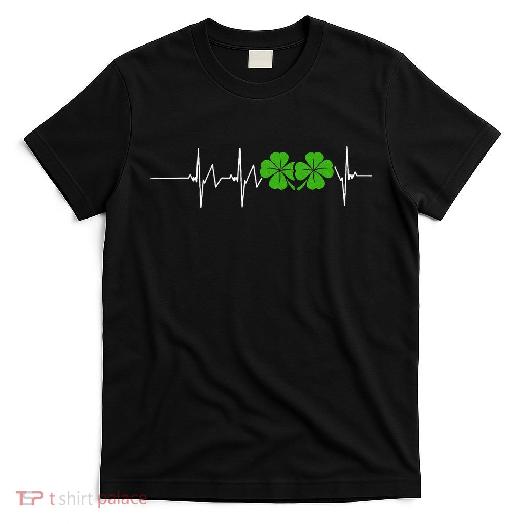St Patricks Day Ireland Heartbeat T-Shirt