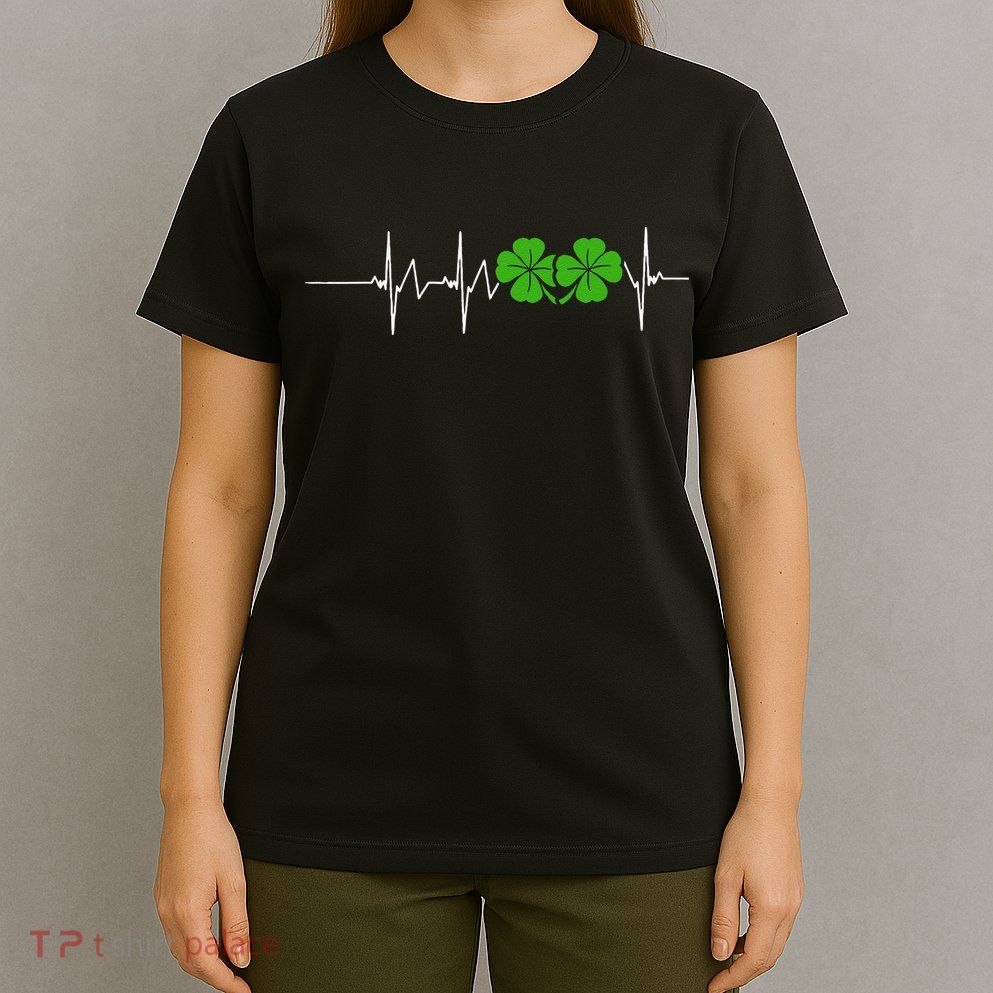 St Patricks Day Ireland Heartbeat T-Shirt