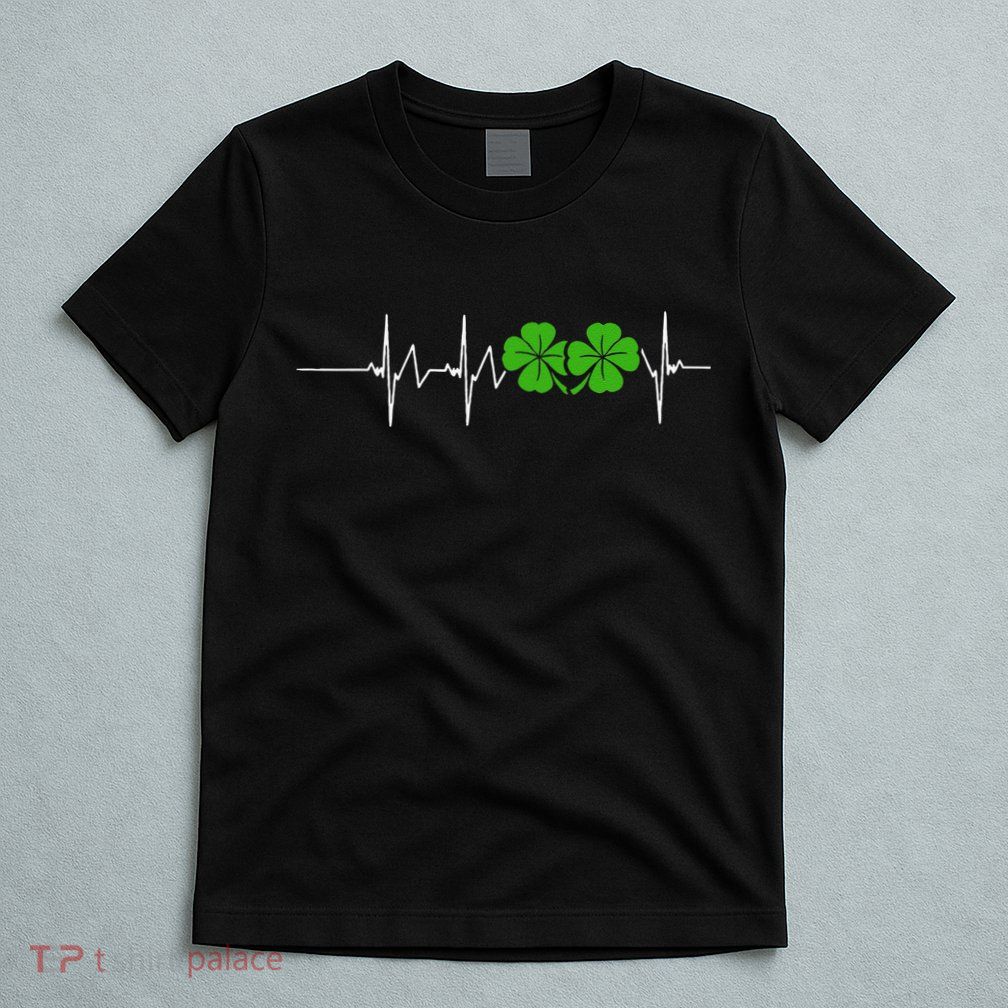 St Patricks Day Ireland Heartbeat T-Shirt