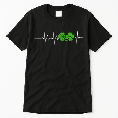 St Patricks Day Ireland Heartbeat Tall T-Shirt