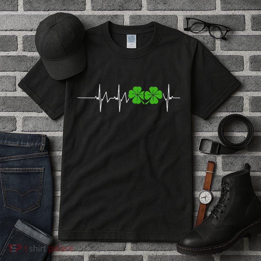 St Patricks Day Ireland Heartbeat Tall T-Shirt