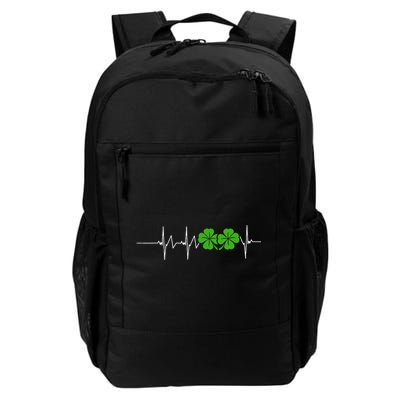 St Patricks Day Ireland Heartbeat Backpack