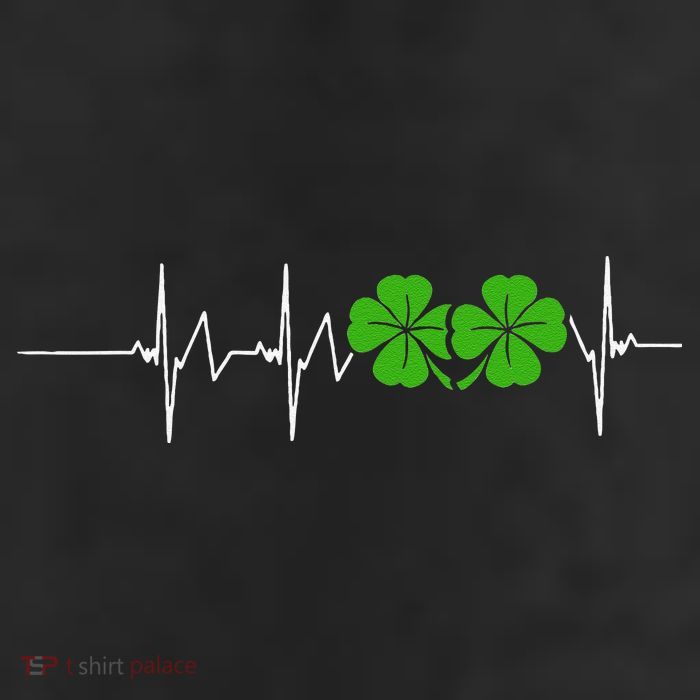 St Patricks Day Ireland Heartbeat 11oz C Handle Ceramic Mug