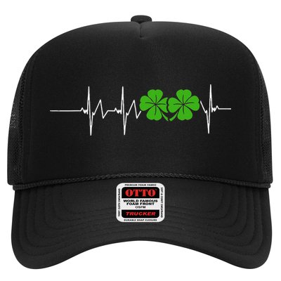 St Patricks Day Ireland Heartbeat Trucker Hat