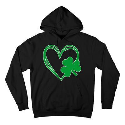 St Patricks Day Shamrock Heart Tall Hoodie