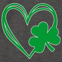 St Patricks Day Shamrock Heart Vector Backpack