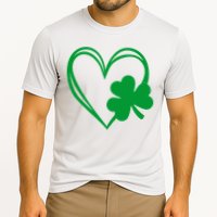 St Patricks Day Shamrock Heart Performance Shirt