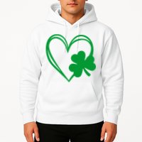 St Patricks Day Shamrock Heart Hoodie