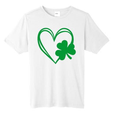 St Patricks Day Shamrock Heart Tall Fusion ChromaSoft Performance T-Shirt