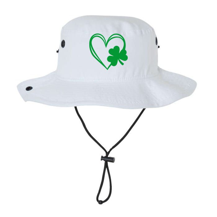 St Patricks Day Shamrock Heart Bucket Hat