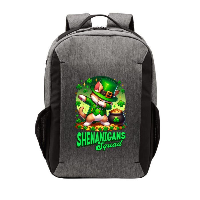 St PatrickS Day Shenanigans Squad Cat Leprechaun Kitten Cute Gift Vector Backpack