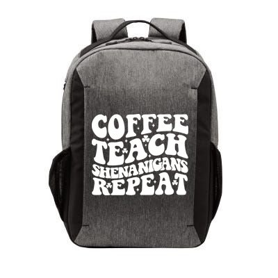 St Patricks Day Teachers Design For Teacher Who Loves Coffee Vector Backpack
