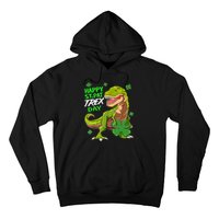 St Patricks Day Dinosaur Dino Saurus Irish Shamrock Boy Hoodie