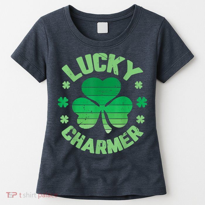 St Patrick's Day Lucky Chamber Womens T-Shirt