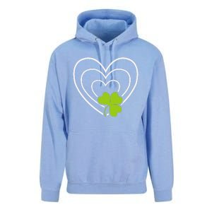 Saint Patrick's Day Green Heart Lucky Charmss Paddy's Day Unisex Surf Hoodie