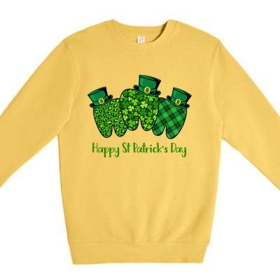 St Patrick's Day Dental Assistant Tooth Dentist Gift Meaningful Gift Premium Crewneck Sweatshirt