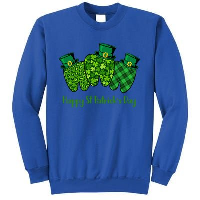 St Patrick's Day Dental Assistant Tooth Dentist Gift Meaningful Gift Tall Sweatshirt