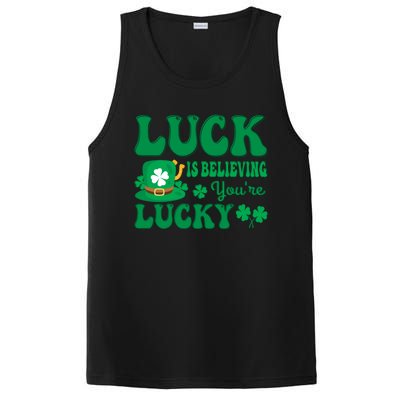 St Patricks Day Believing Cute Gift PosiCharge Competitor Tank