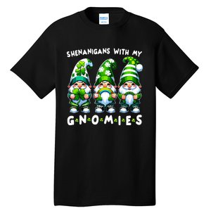 St Patricks Day Shenanigans With My Gnomies Tall T-Shirt