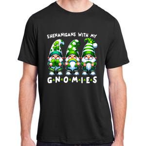 St Patricks Day Shenanigans With My Gnomies Adult ChromaSoft Performance T-Shirt