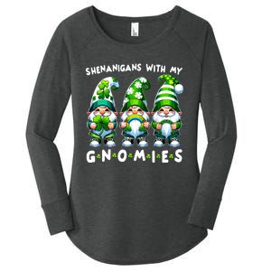 St Patricks Day Shenanigans With My Gnomies Women's Perfect Tri Tunic Long Sleeve Shirt