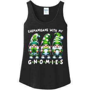 St Patricks Day Shenanigans With My Gnomies Ladies Essential Tank