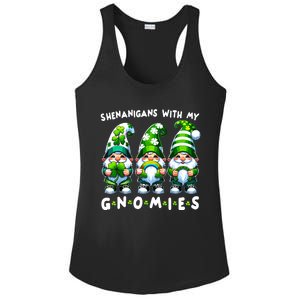 St Patricks Day Shenanigans With My Gnomies Ladies PosiCharge Competitor Racerback Tank