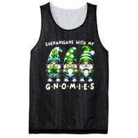 St Patricks Day Shenanigans With My Gnomies Mesh Reversible Basketball Jersey Tank