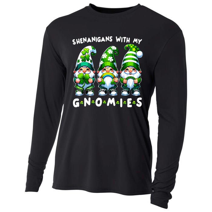 St Patricks Day Shenanigans With My Gnomies Cooling Performance Long Sleeve Crew