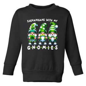 St Patricks Day Shenanigans With My Gnomies Toddler Sweatshirt