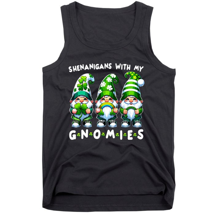 St Patricks Day Shenanigans With My Gnomies Tank Top