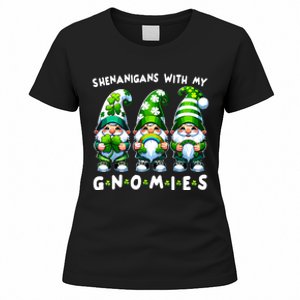 St Patricks Day Shenanigans With My Gnomies Women's T-Shirt