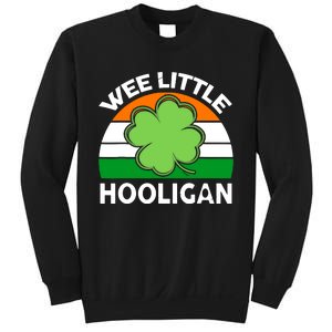 St Patricks Day Shirts Wee Little Hooligan Funny Sweatshirt