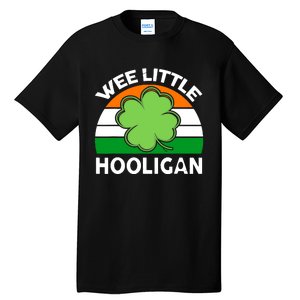 St Patricks Day Shirts Wee Little Hooligan Funny Tall T-Shirt