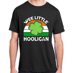 St Patricks Day Shirts Wee Little Hooligan Funny Adult ChromaSoft Performance T-Shirt