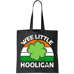 St Patricks Day Shirts Wee Little Hooligan Funny Tote Bag