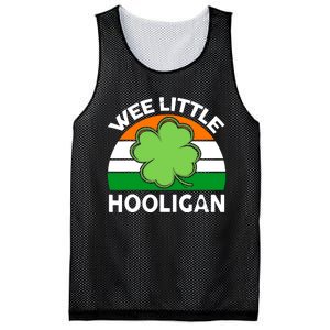 St Patricks Day Shirts Wee Little Hooligan Funny Mesh Reversible Basketball Jersey Tank