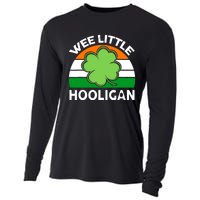 St Patricks Day Shirts Wee Little Hooligan Funny Cooling Performance Long Sleeve Crew