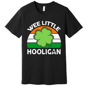 St Patricks Day Shirts Wee Little Hooligan Funny Premium T-Shirt